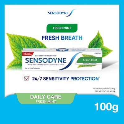 SENSODYNE Sensitive Teeth Oral Care Toothpaste Fresh Mint (Dental Sensitivity Relief) 100g