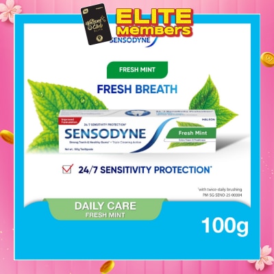 SENSODYNE Sensitive Teeth Oral Care Toothpaste Fresh Mint (Dental Sensitivity Relief) 100g