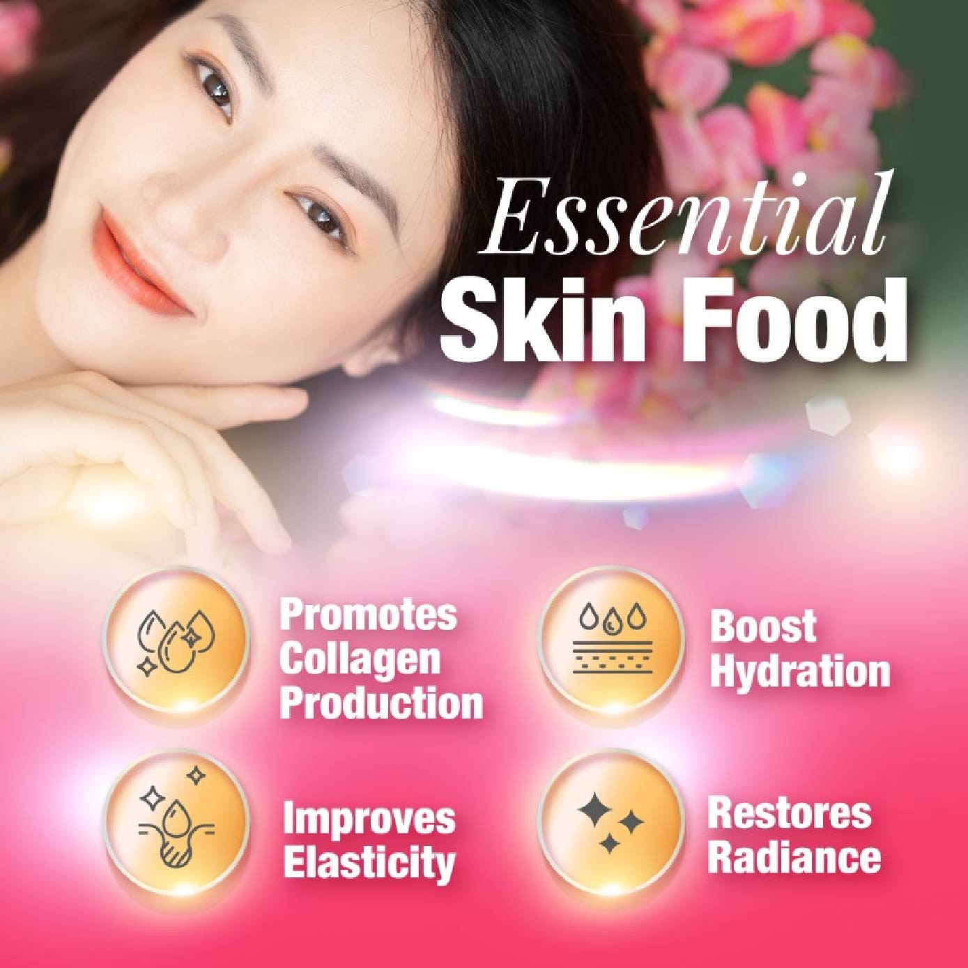 Collagen Beauty Micro-Collagen Peptide Caplets (Glowing & Radiant Skin Complexion + Anti-aging & Lessen Wrinkles) 270s