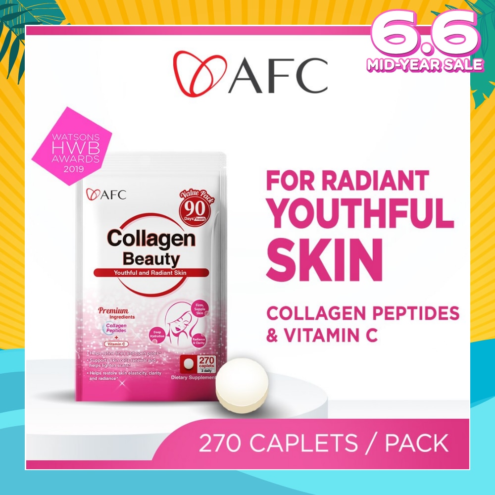 JAPAN Collagen Beauty Dietary Supplement caplets (Glowing & Radiant Skin Complexion + Anti-aging & Lessen Wrinkles) 270s