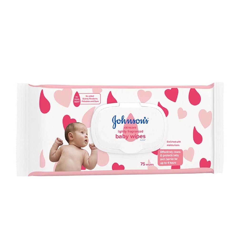 Skincare Lightly Fragranced Baby Wipes (Non-Irritating + Mild Fragrance + Moisturizing) 75s (Expiry: Dec`2024)