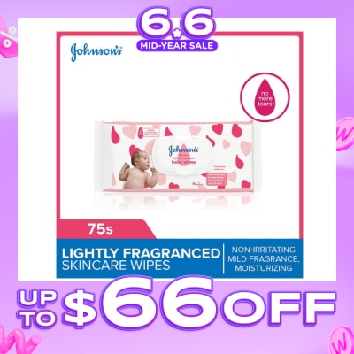 JOHNSON'S Baby - SkinCare Wipes 75s