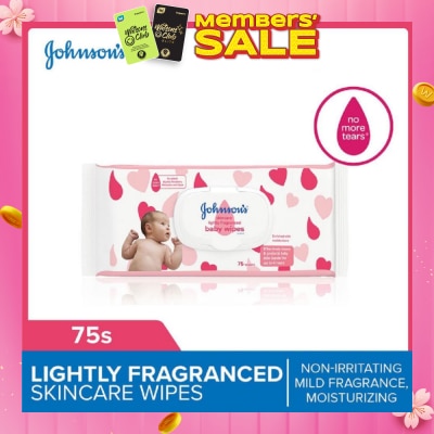 JOHNSON'S Baby SkinCare Wipes 75s