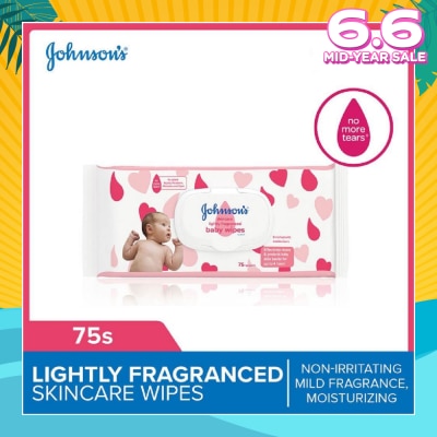JOHNSON'S Baby SkinCare Wipes 75s (Expiry: Nov`2025)