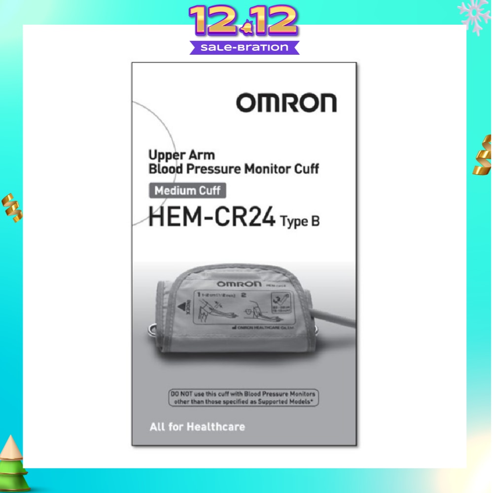 Upper Arm Blood Pressure Monitor Cuff Hem-Cr24 Bap (22Cm - 32Cm) 1s