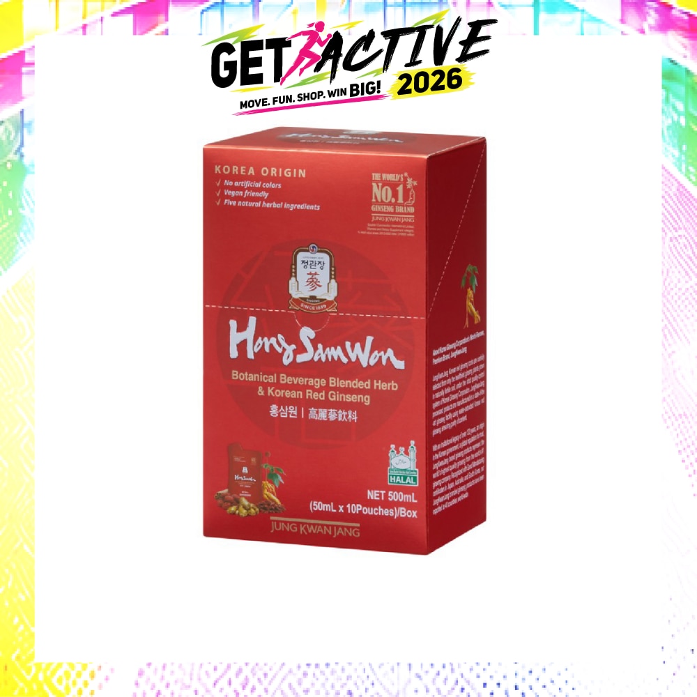 Hong Sam Won Botanical Beverage Blended Herb & Korean Red Ginseng 50ml x 10s image