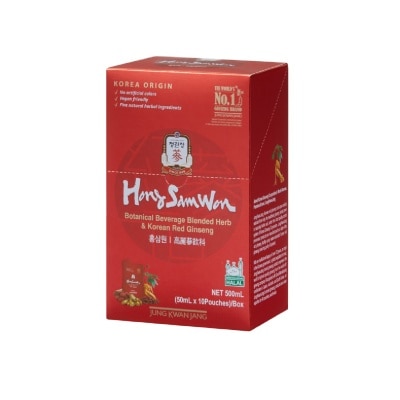 JUNG KWAN JANG - Hong Sam Won Botanical Beverage Blended Herb & Korean Red Ginseng 50ml x 10s