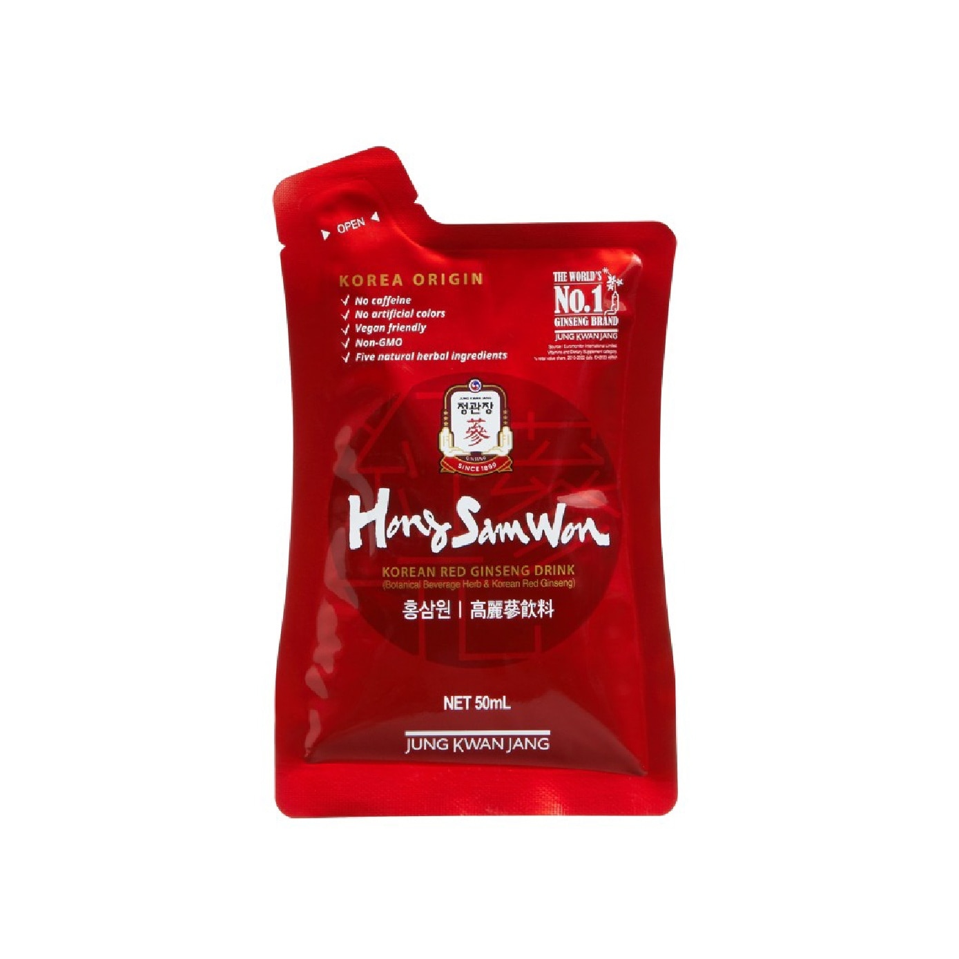 Hong Sam Won Botanical Beverage Blended Herb & Korean Red Ginseng 50ml x 10s