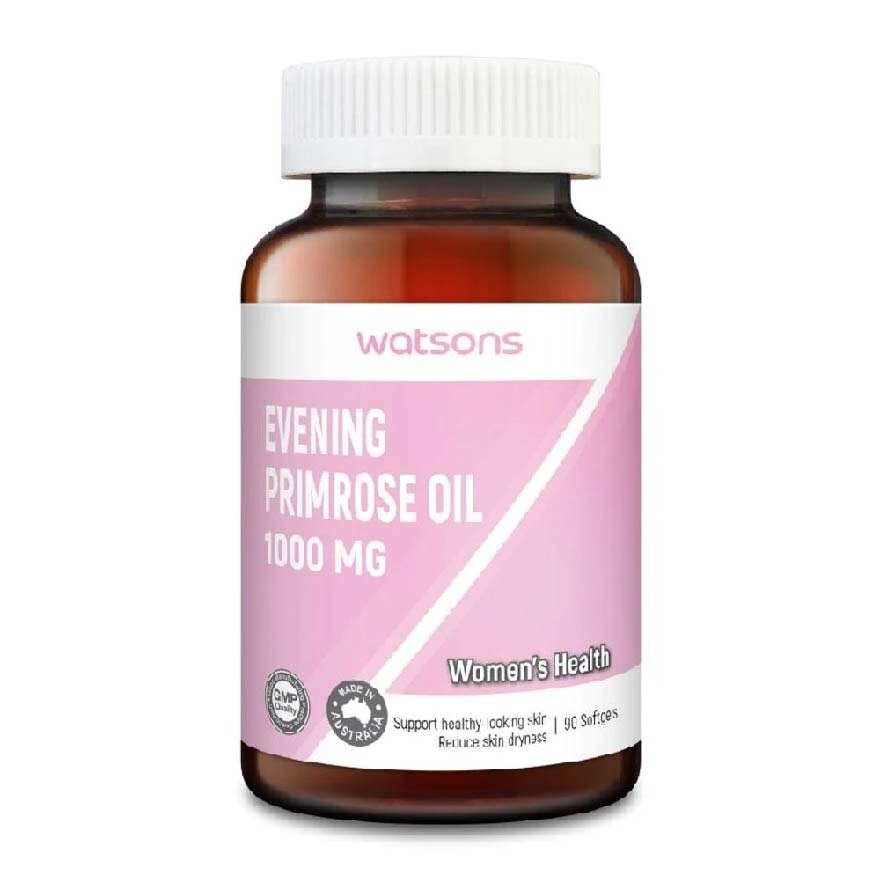 Evening Primrose Oil Softgel 1000Mg (Support Healthy Looking Skin & Reduce Skin Dryness) 90s