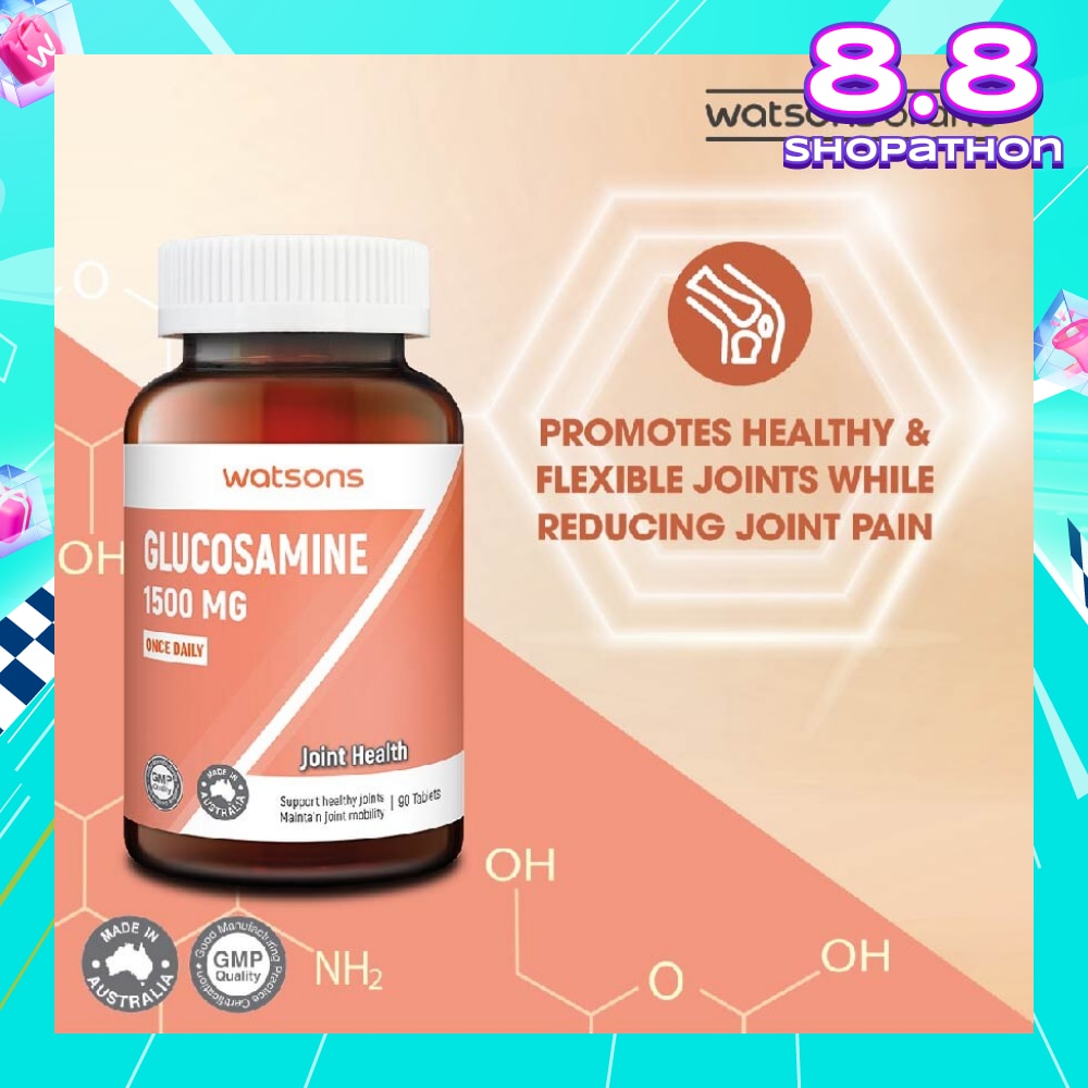 Glucosamine Tablet 1500Mg (Support Healthy Joints & Maintain Joint Mobility) 90s