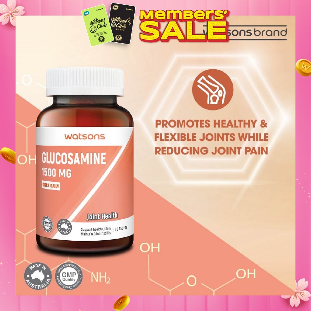 Glucosamine Tablet 1500Mg (Support Healthy Joints & Maintain Joint Mobility) 90s