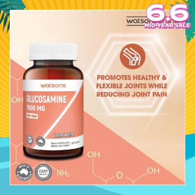 WATSONS Glucosamine Tablet 1500Mg (Support Healthy Joints & Maintain Joint Mobility) 90s