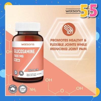 WATSONS Glucosamine Tablet 1500Mg (Support Healthy Joints & Maintain Joint Mobility) 90s