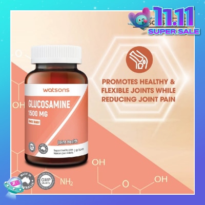 WATSONS Glucosamine Tablet 1500Mg (Support Healthy Joints & Maintain Joint Mobility) 90s