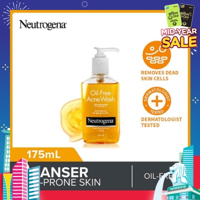 NEUTROGENA Basic Legacy Oil-Free Acne Wash 175ml
