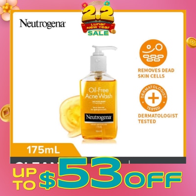 NEUTROGENA Basic Legacy Oil-Free Acne Wash 175ml