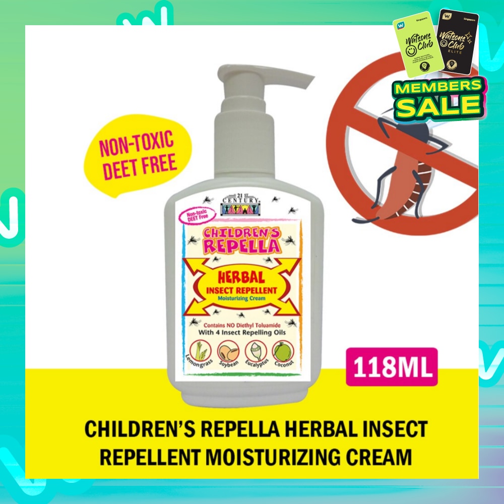 Children's Herbal Insect Repellant (Contains No Diethyl Toluamide) 118ml