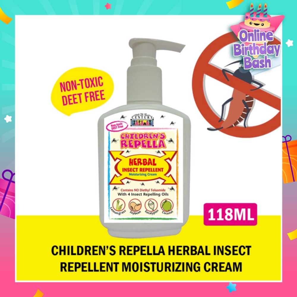 Children's Herbal Insect Repellant (Contains No Diethyl Toluamide) 118ml