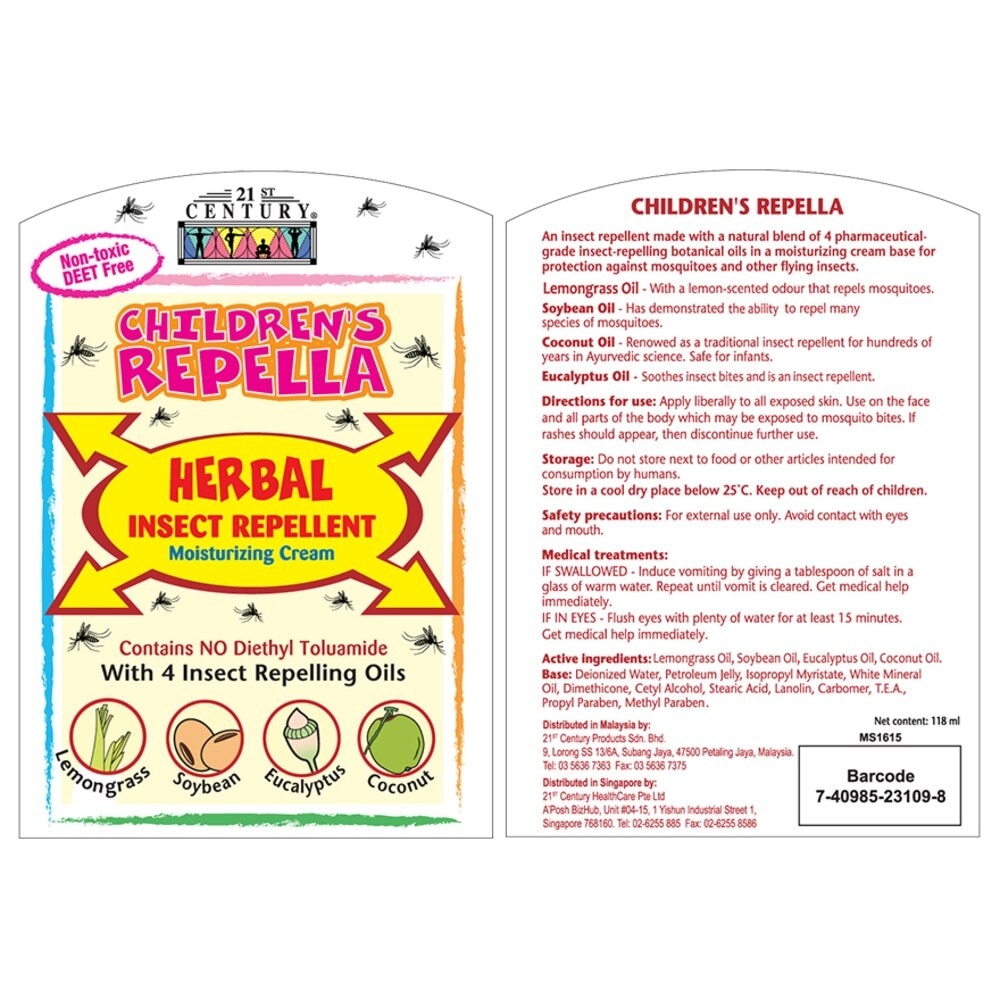 Children's Herbal Insect Repellant (Contains No Diethyl Toluamide) 118ml