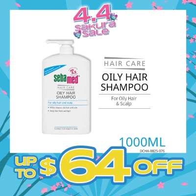 SEBAMED - Oily Hair Shampoo (For Oily Dandruff Prone Scalp) 1L