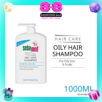 SEBAMED - Oily Hair Shampoo (For Oily Dandruff Prone Scalp) 1L