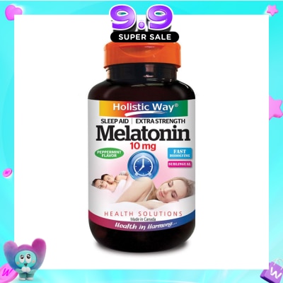 HOLISTIC WAY - Extra Strength Melatonin 10mg 30's Tablets image