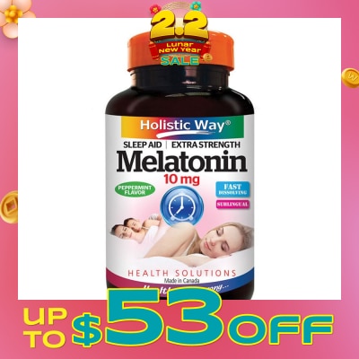 HOLISTIC WAY Extra Strength Melatonin 10mg 30's Tablets