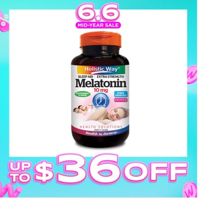 HOLISTIC WAY - Extra Strength Melatonin 10mg 30's Tablets