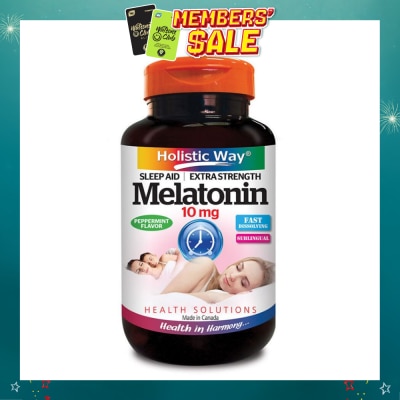 HOLISTIC WAY - Extra Strength Melatonin 10mg 30's Tablets