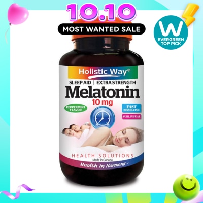 HOLISTIC WAY Extra Strength Melatonin 10mg 30's Tablets image