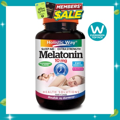 HOLISTIC WAY Extra Strength Melatonin 10mg 30's Tablets image