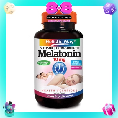 HOLISTIC WAY - Extra Strength Melatonin 10mg 30's Tablets