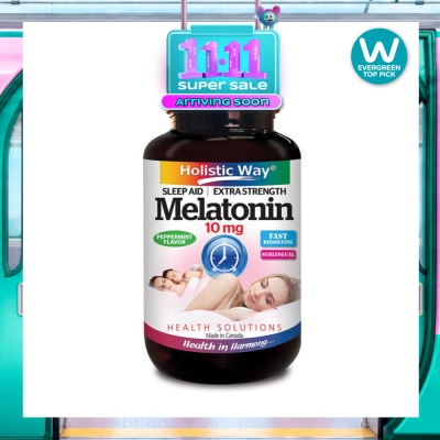 HOLISTIC WAY Extra Strength Melatonin 10mg 30's Tablets image