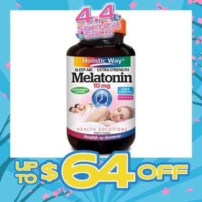 HOLISTIC WAY - Extra Strength Melatonin 10mg 30's Tablets