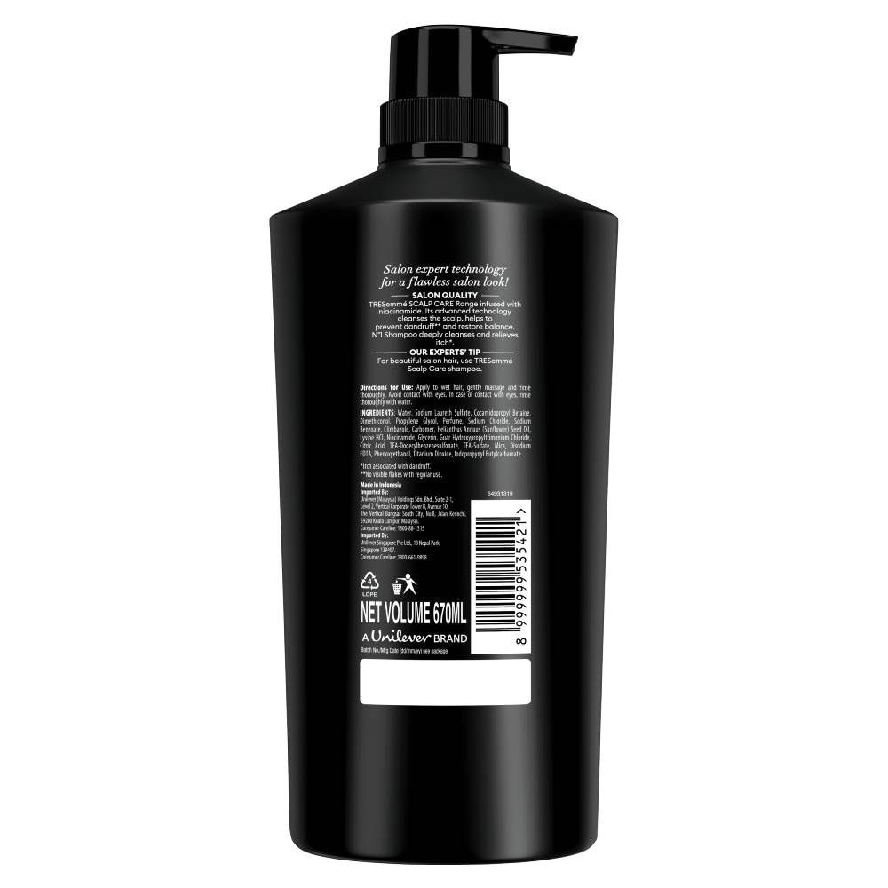 Scalp Care Range Infused With Niacinamide Shampoo 670ml