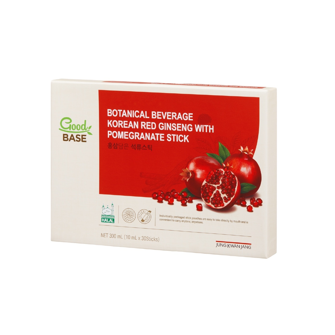 Good Base Botanical Beverage Korean Red Ginseng with Pomegranate 10ml x 30s image