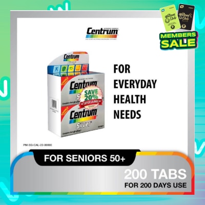 CENTRUM Silver Twin Pack 2x100 Tablets