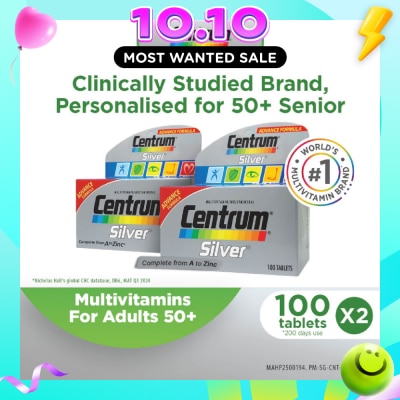 CENTRUM Silver Twin Pack 2x100 Tablets image