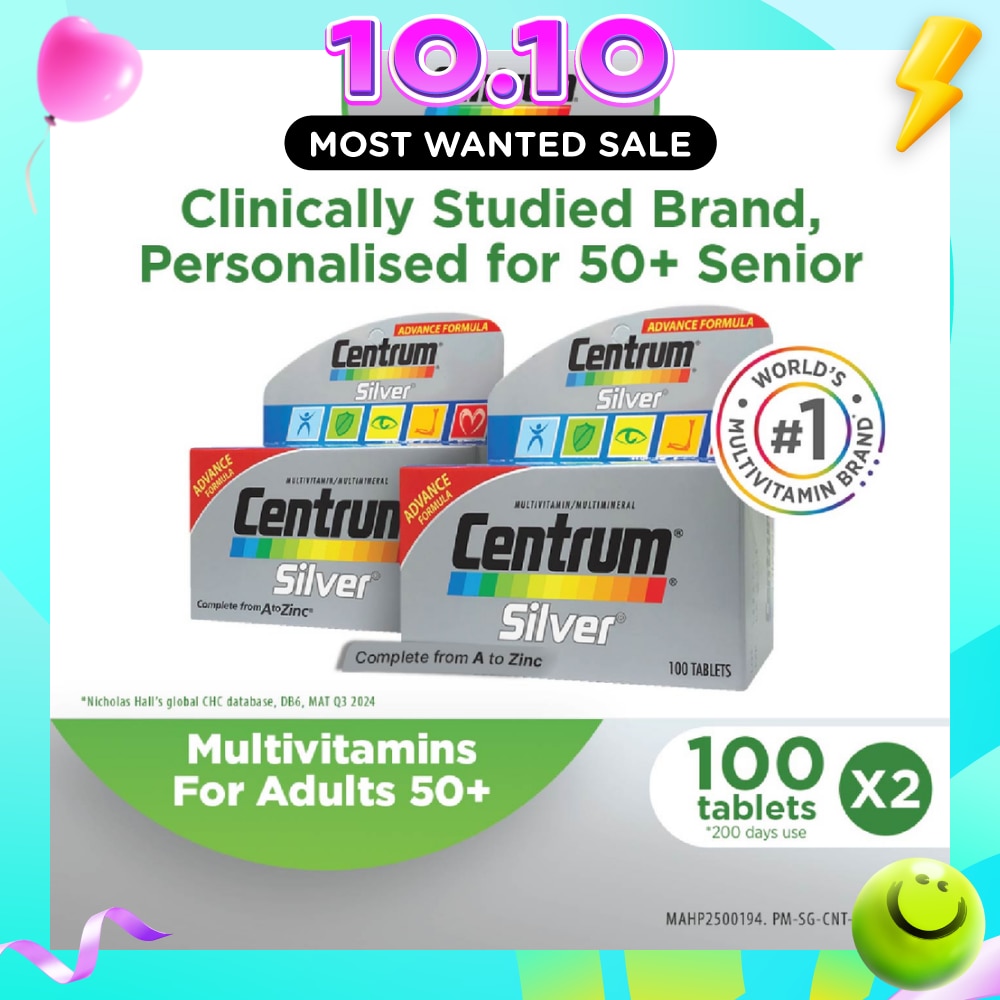 Silver Twin Pack 2x100 Tablets image