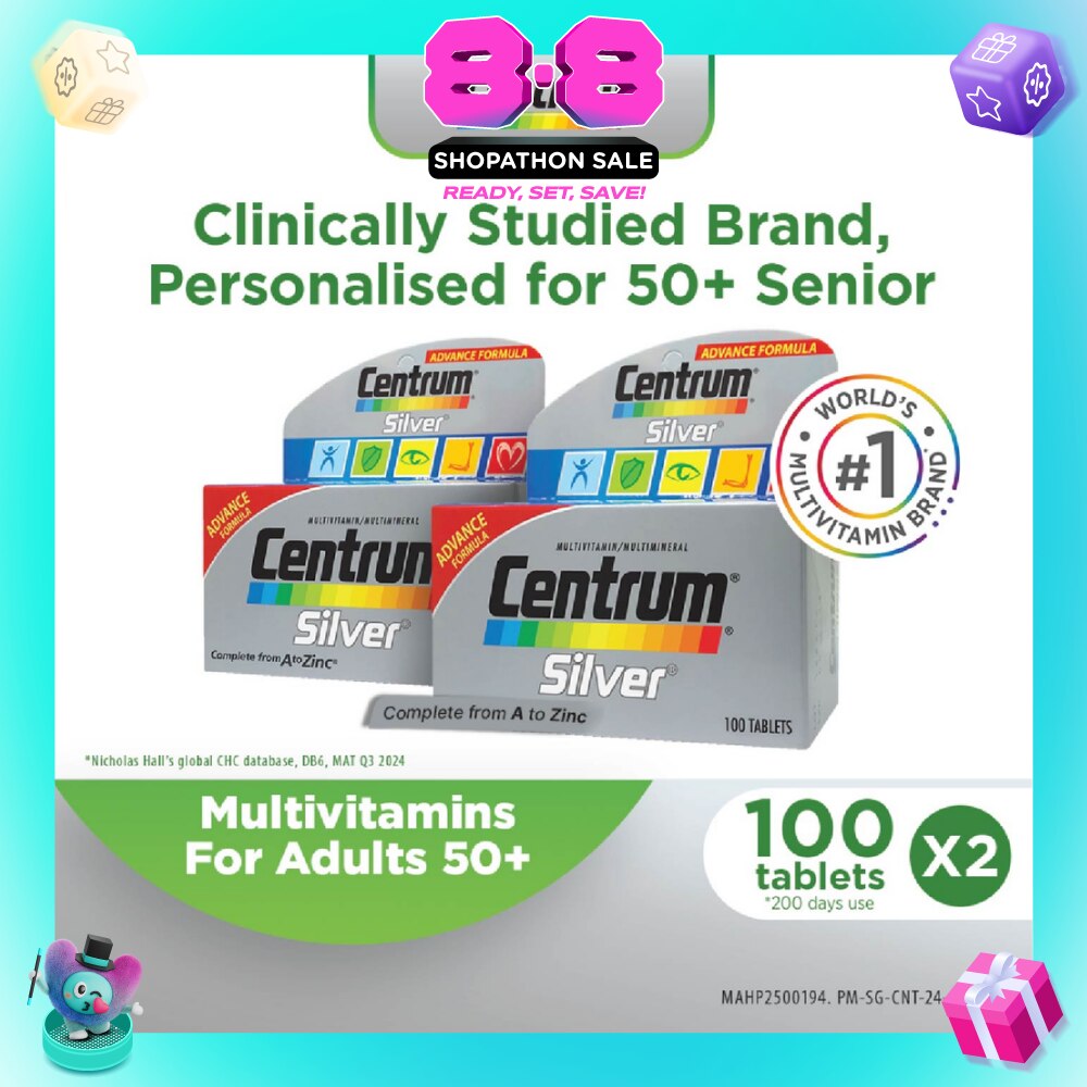 Silver Twin Pack 2x100 Tablets (Expiry: Mar`2027)