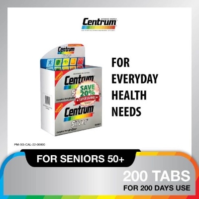 CENTRUM Silver Twin Pack 2x100 Tablets