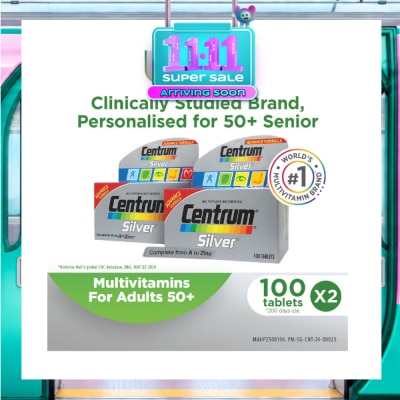 CENTRUM Silver Twin Pack 2x100 Tablets image