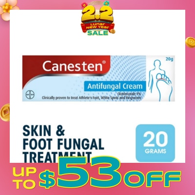 CANESTEN 1% Clotrimazole Cream 20g