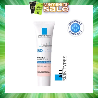 LA ROCHE-POSAY - Uvidea Anthelios Tone Up Rosy (Anti-UV Anti Fine Particles) 30ml