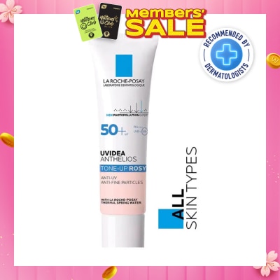 LA ROCHE-POSAY Uvidea Anthelios Tone Up Rosy (Anti-UV Anti Fine Particles) 30ml