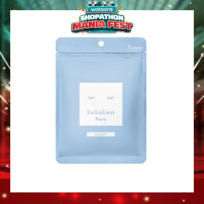 LULULUN - Face Mask Pure Moist (Moist Hydrating Deep Moisturizing) 7s