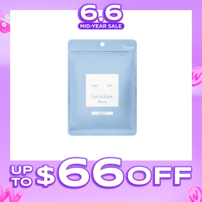 LULULUN - Face Mask Pure Moist (Moist Hydrating Deep Moisturizing) 7s