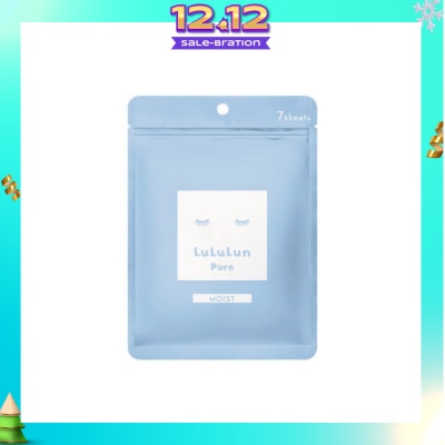 LULULUN Face Mask Pure Moist (Moist Hydrating Deep Moisturizing) 7s