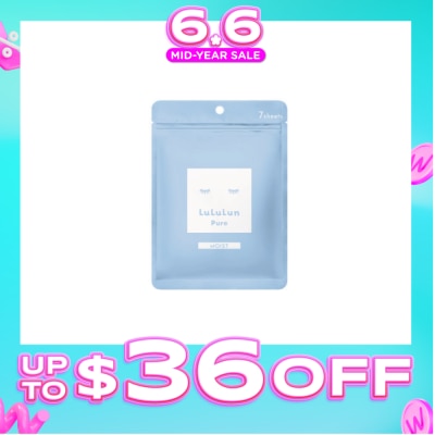 LULULUN - Face Mask Pure Moist (Moist Hydrating Deep Moisturizing) 7s