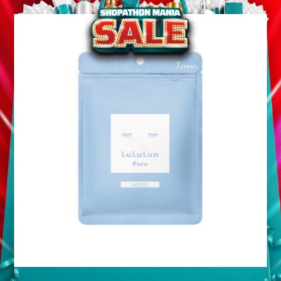 LULULUN - Face Mask Pure Moist (Moist Hydrating Deep Moisturizing) 7s